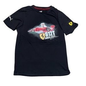 Puma Ferrari Race Vintage 312T Graphic Men’s T-Shirt Black